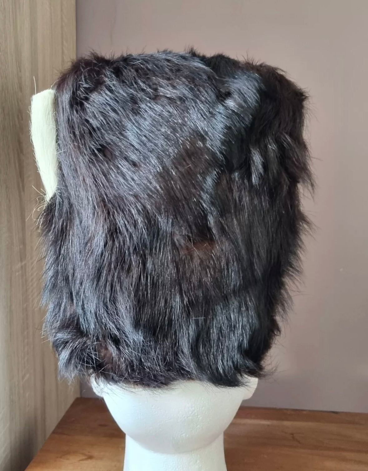 SOLD! Pre-1881 Victorian Bearskin for the 3rd Militia Battalion, Durham Fusiliers, with Tin