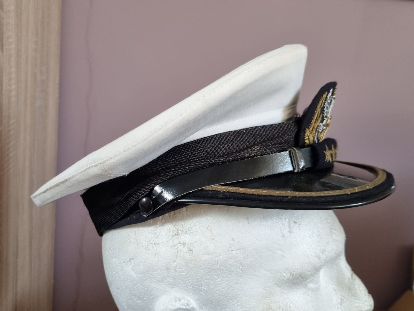 SOLD! Post War Polish Navy Admiral’s Visor Cap