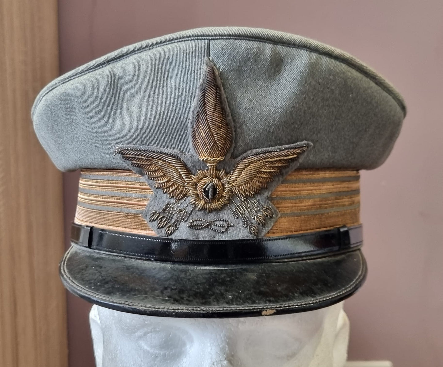 WW2 Italian Colonel’s Visor Cap, 1st Autieri Regiment (Army Transport)