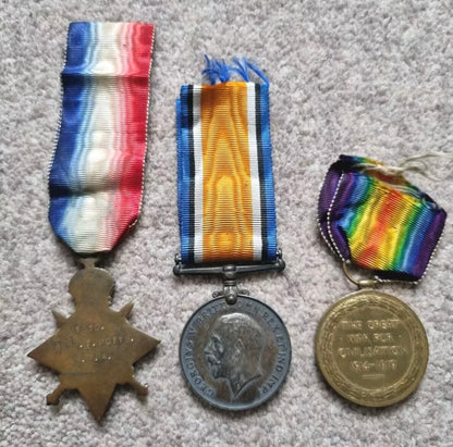 WW1 British Medal Trio to Corporal Thomas/Thompson Potts- 1st Reserve Brigade, Royal Artillery