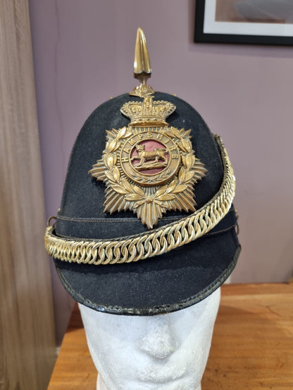 Victorian Hampshire Regiment Enlisted Man’s Home Service Helmet