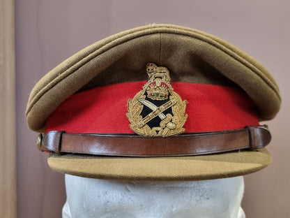 SOLD! WW2 British Army General’s Khaki Visor Cap