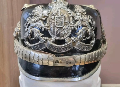SOLD! Restored WW1 Imperial German (Bavarian) Police Pickelhaube