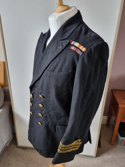 SOLD! Post War Royal Navy Reserve Lieutenant Commander’s Uniform for WW2 Veteran