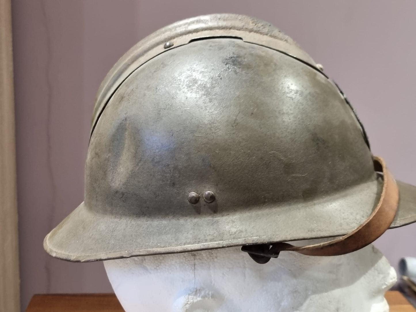 SOLD! WW2 French Colonial Navy M26 Adrian Helmet