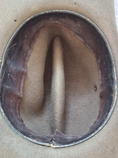 WW2 26th Indian Division Slouch Hat, Dated 1943