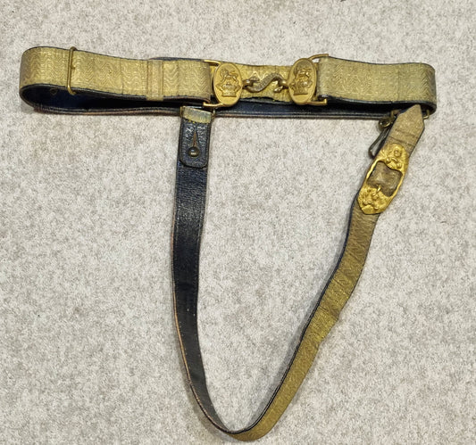 Victorian Royal Artillery Officer’s Full Dress Belt and Hanger