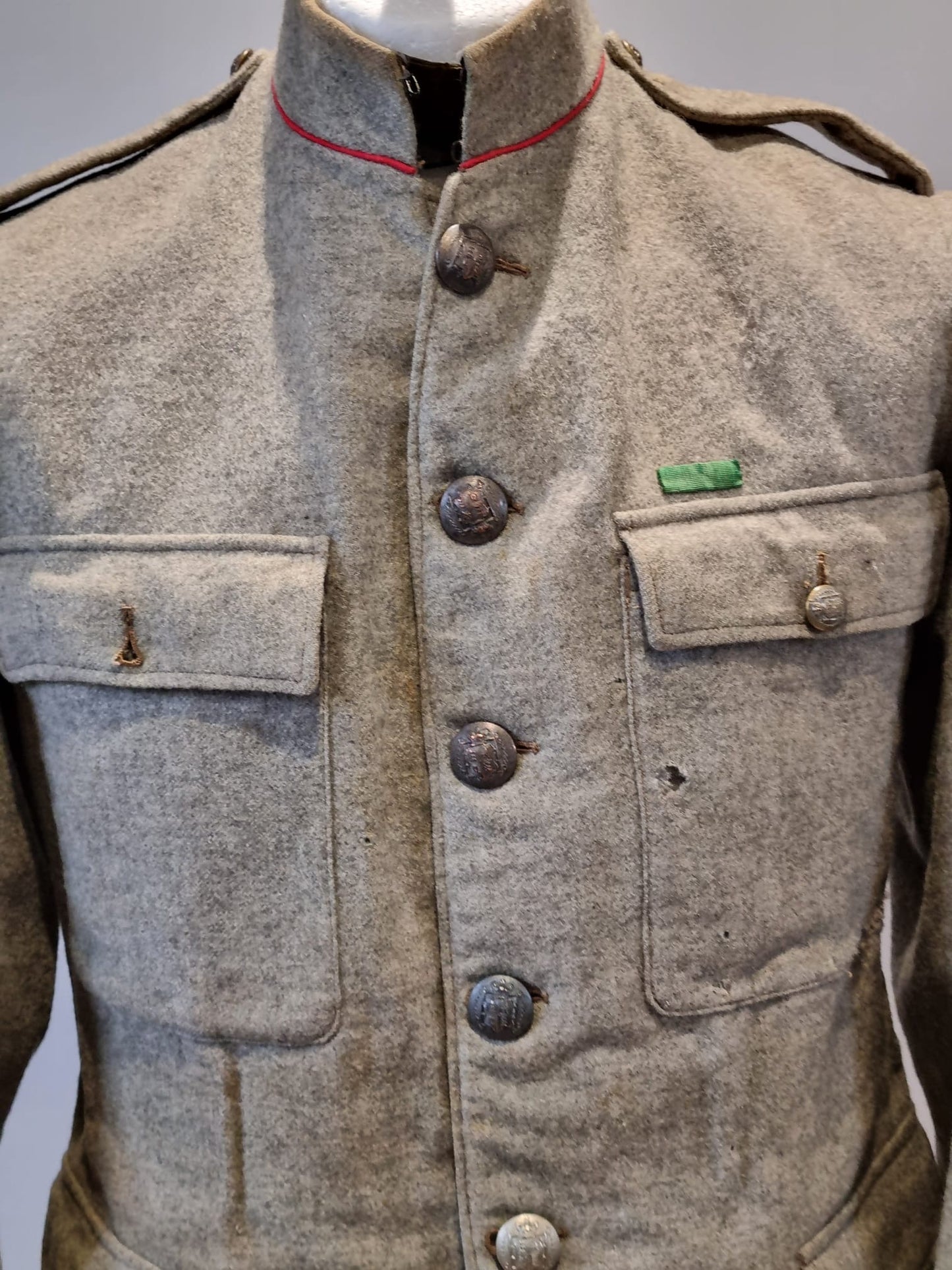 SOLD! Unusual Victorian Tunic for the 13th Middlesex Queen's Westminster Rifle Volunteers (The Grey Brigade)