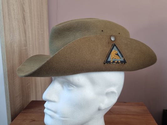 WW2 26th Indian Division Slouch Hat, Dated 1943