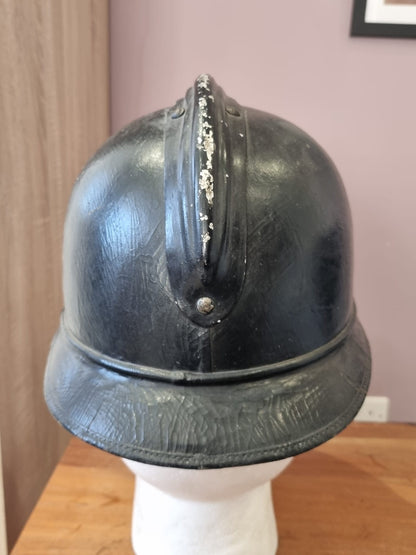 WW1 French Gendarmerie Cork/Pressed Fibre M15 ‘Adrian’ Helmet