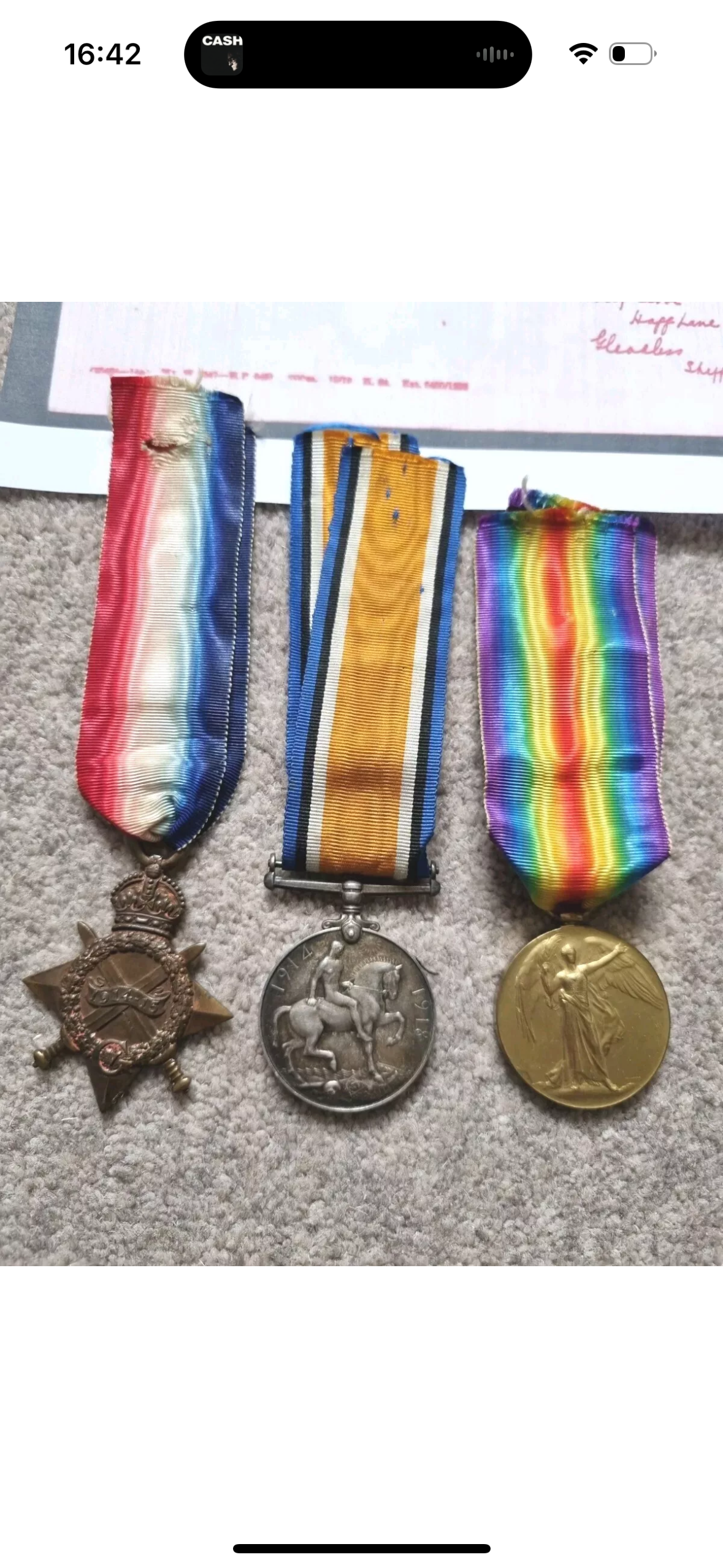 SOLD! WW1 British Medal Trio to 2nd Lieutenant Hubert Victor Goldthorp- Army Service Corps, Royal Engineers, Royal Garrison Artillery