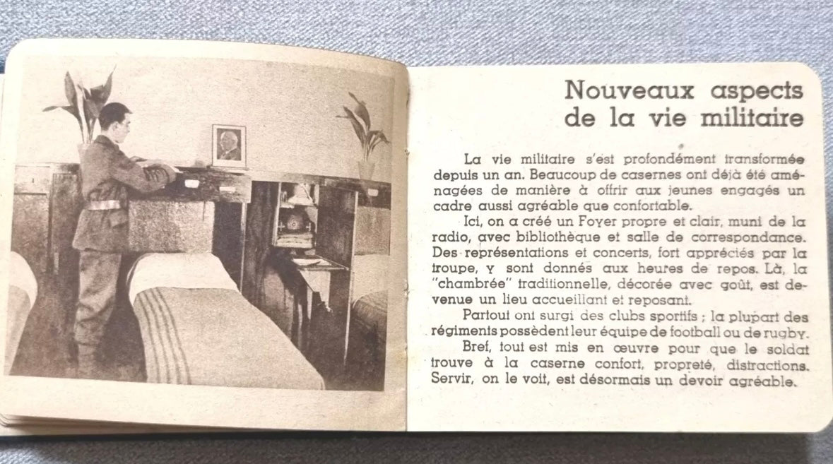 SOLD! Rare WW2 French Vichy Diary, "Agenda de Armée Nouvelle 1942"