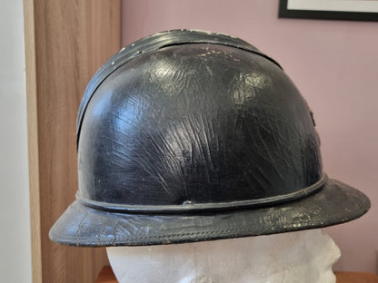 WW1 French Gendarmerie Cork/Pressed Fibre M15 ‘Adrian’ Helmet