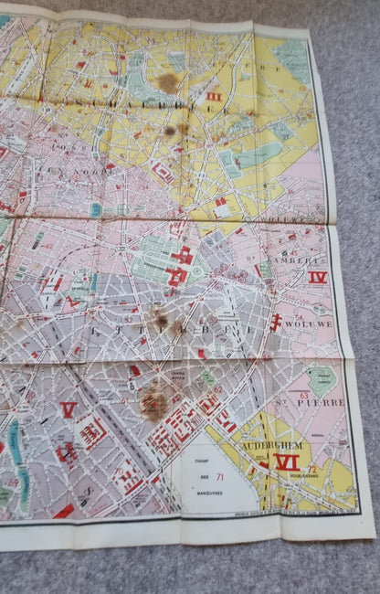 WW2 German M35 Map Case and Maps, Operation Sealion and Belgium Interest