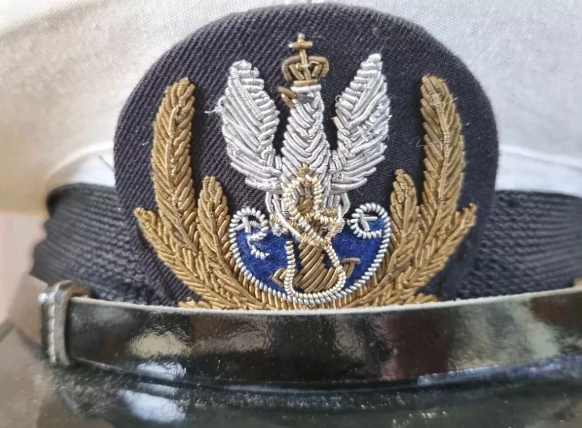 SOLD! Post War Polish Navy Officer’s Visor Cap