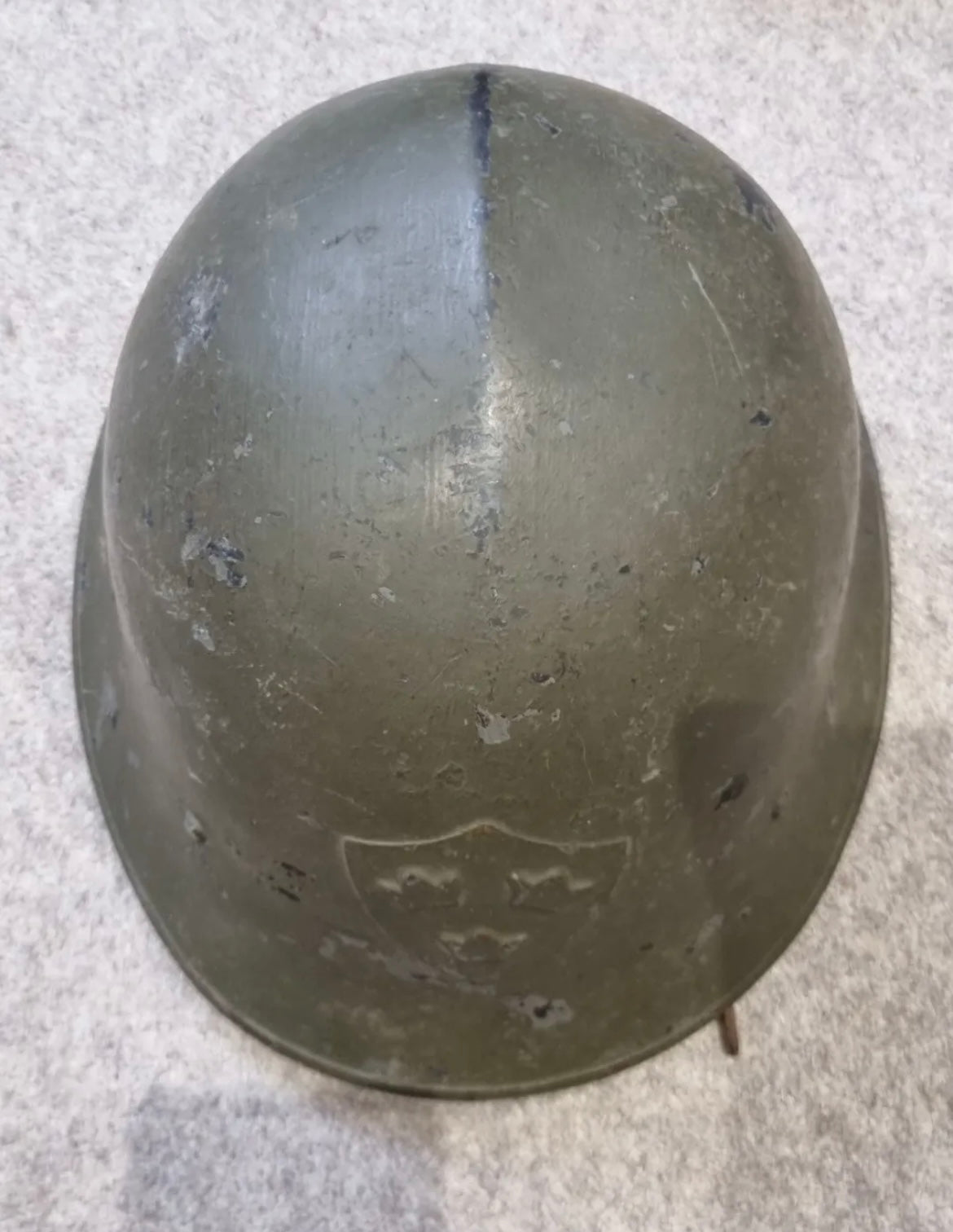 SOLD! Inter War-WW2 Swedish M21 Helmet