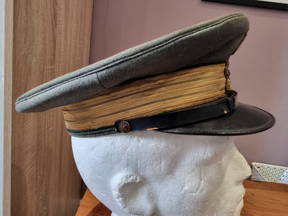 WW2 Italian Captain’s Visor Cap to the 9th Guardia alla Frontiera Artillery Regiment (Border Guards)