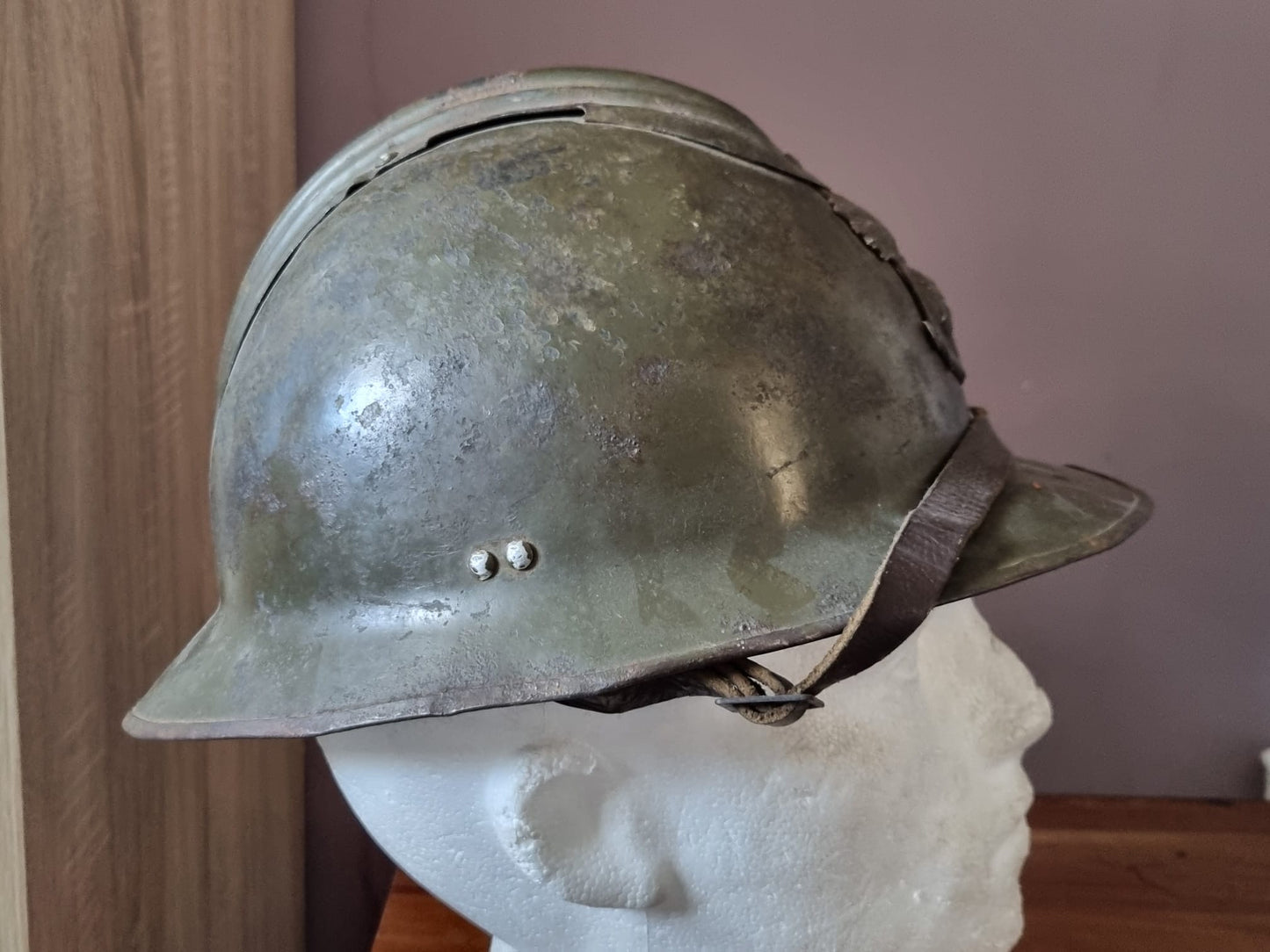 SOLD! WW2 French Colonial M26 ‘Adrian’ Helmet