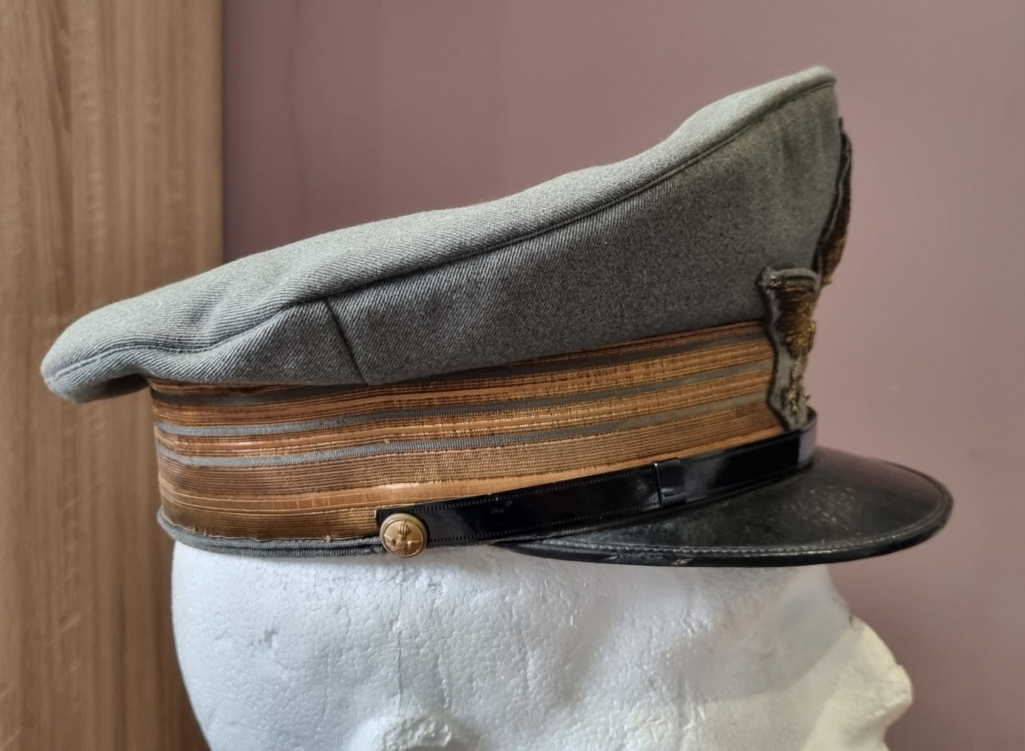 WW2 Italian Colonel’s Visor Cap, 1st Autieri Regiment (Army Transport)