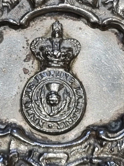 SOLD! Victorian Royal Scots Greys (2nd Dragoons) Piper’s Full Dress Belt Buckle