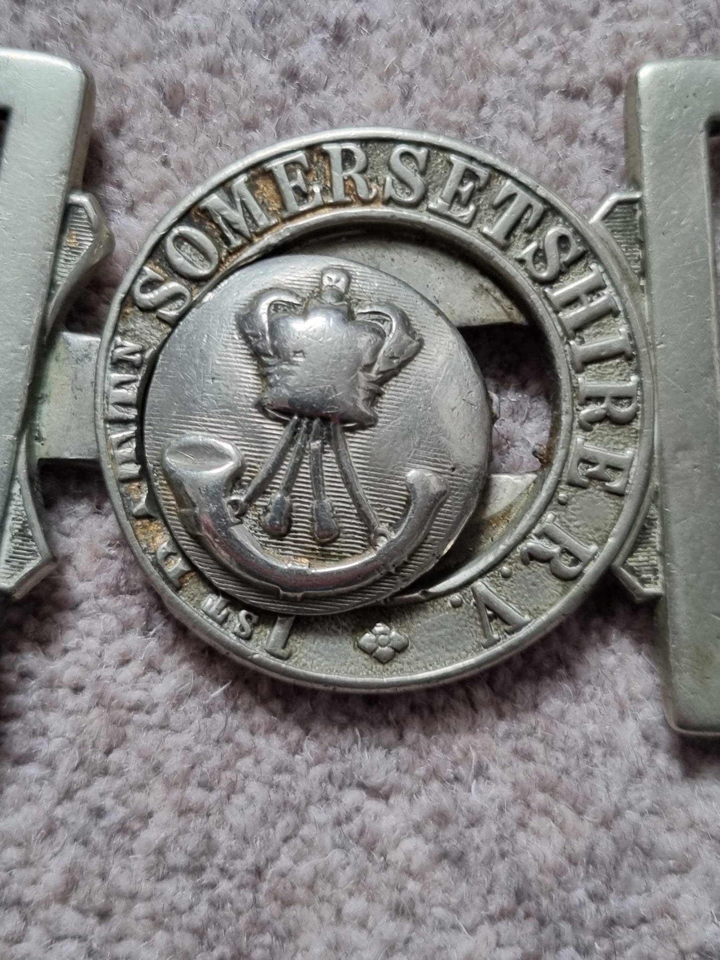 Pre 1881 Victorian 1st Somersetshire Rifle Volunteers Belt Buckle