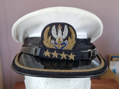 SOLD! Post War Polish Navy Admiral’s Visor Cap