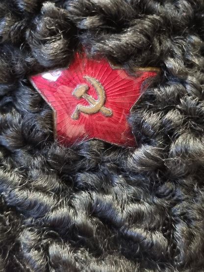 SOLD! Early Post-war Era Soviet Astrakhan Papakha Hat