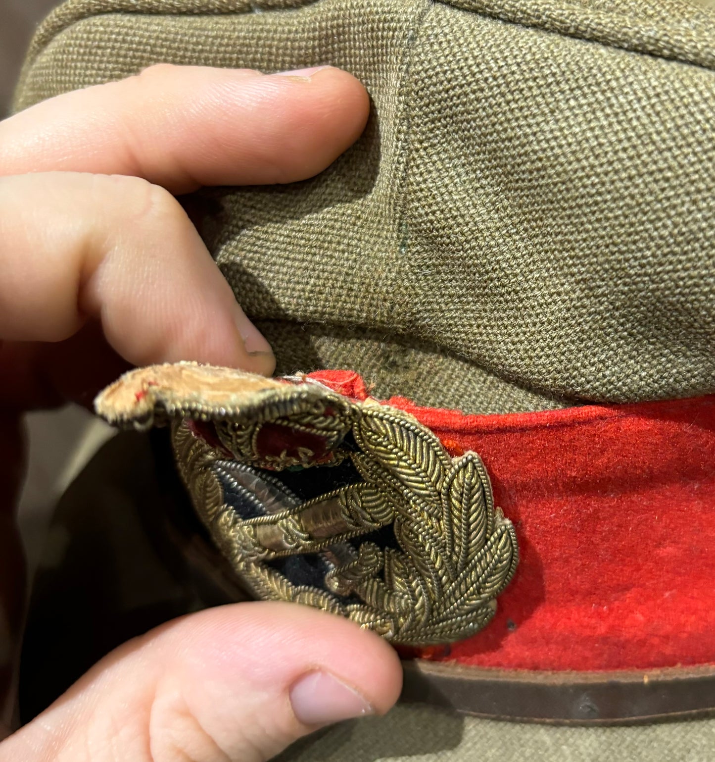 Interwar to WW2 British Army General’s Visor Cap