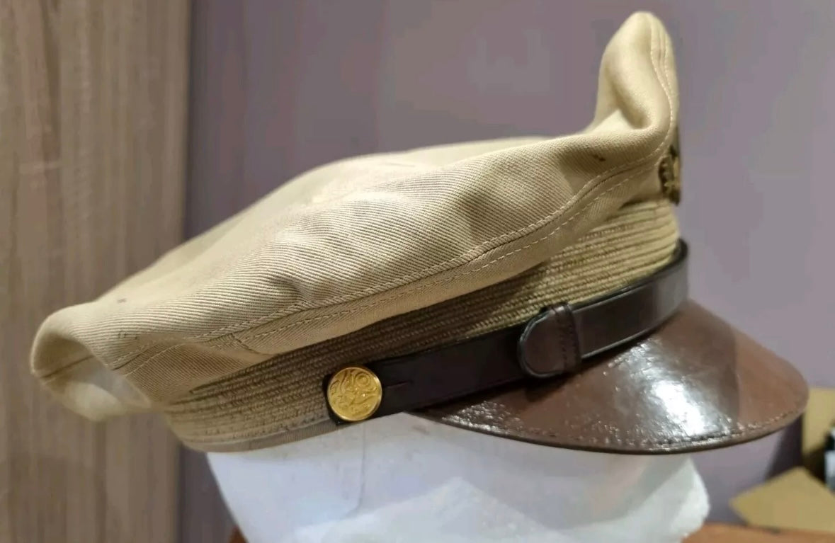 SOLD! WW2 US Army Air Corps Officer’s Summer Visor Cap