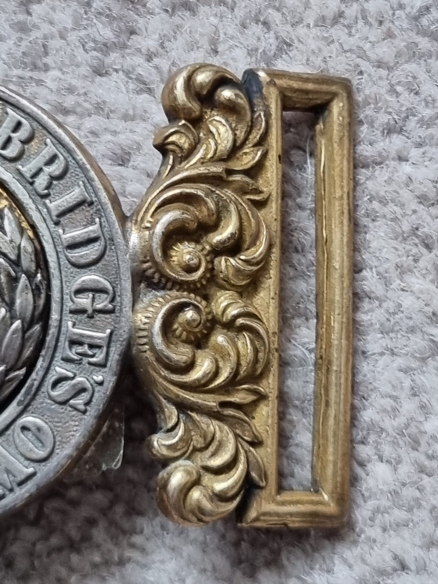 Rare Victorian Duke Of Cambridge's Own Middlesex Regiment Belt Buckle