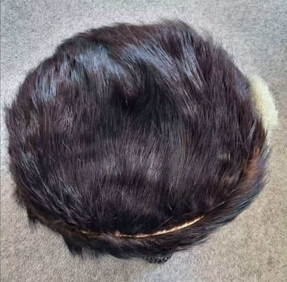 SOLD! Pre-1881 Victorian Bearskin for the 3rd Militia Battalion, Durham Fusiliers, with Tin