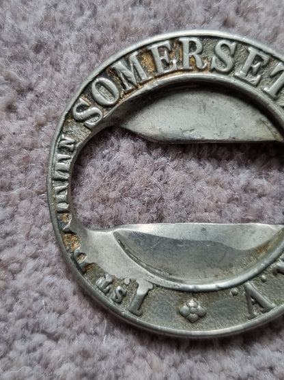 Pre 1881 Victorian 1st Somersetshire Rifle Volunteers Belt Buckle