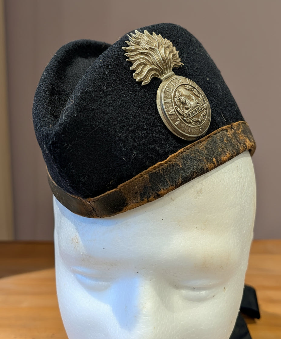 Very Rare Victorian British Army Lancashire Fusiliers Glengarry Cap