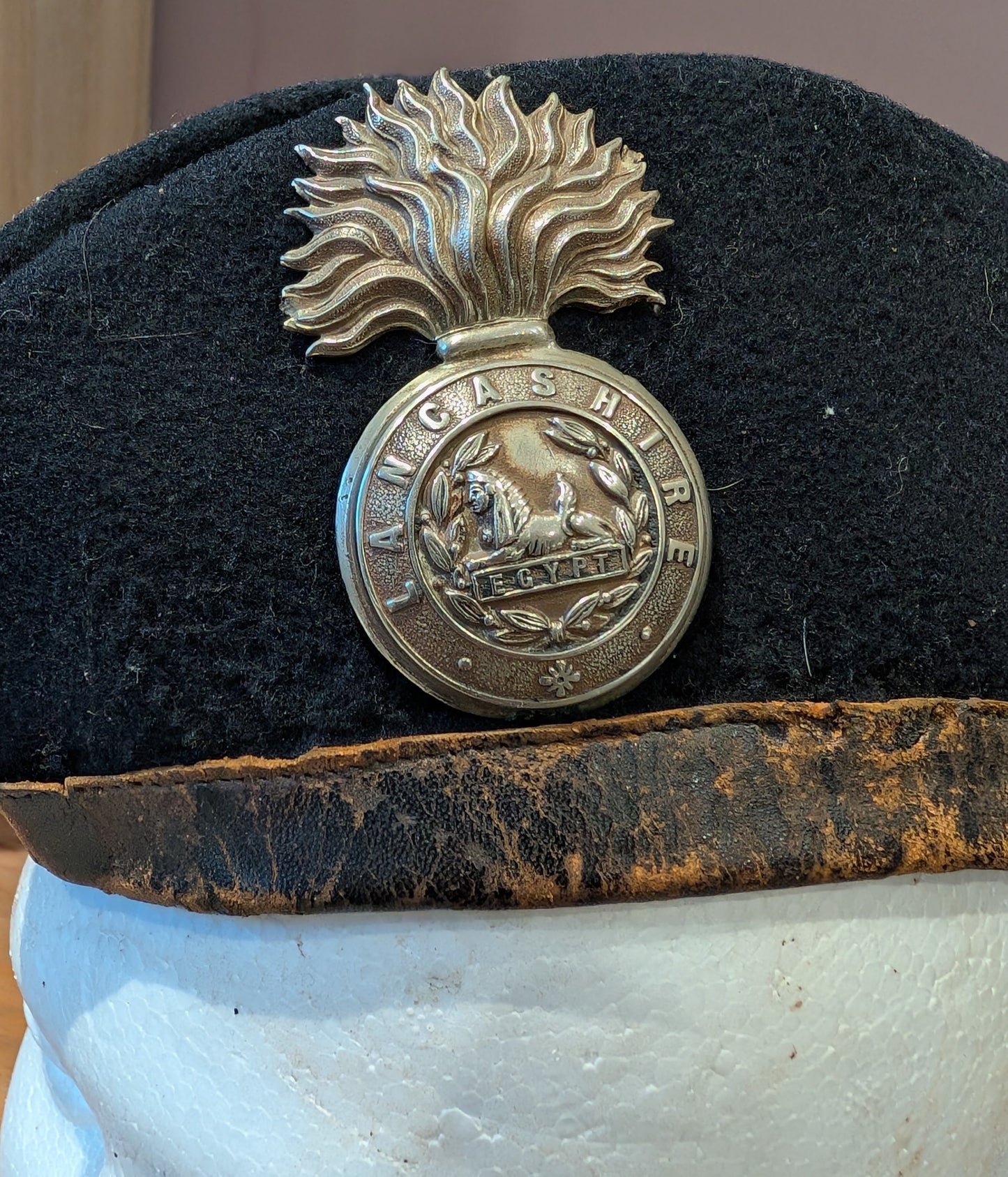 Very Rare Victorian British Army Lancashire Fusiliers Glengarry Cap