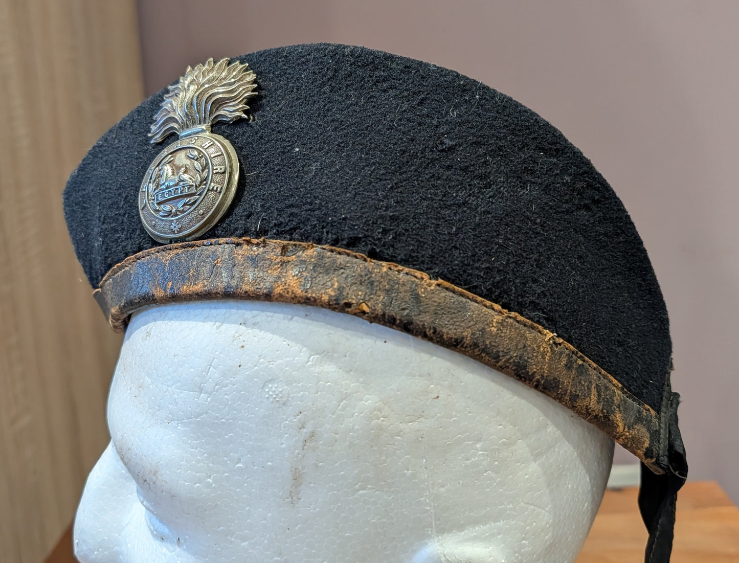 Very Rare Victorian British Army Lancashire Fusiliers Glengarry Cap