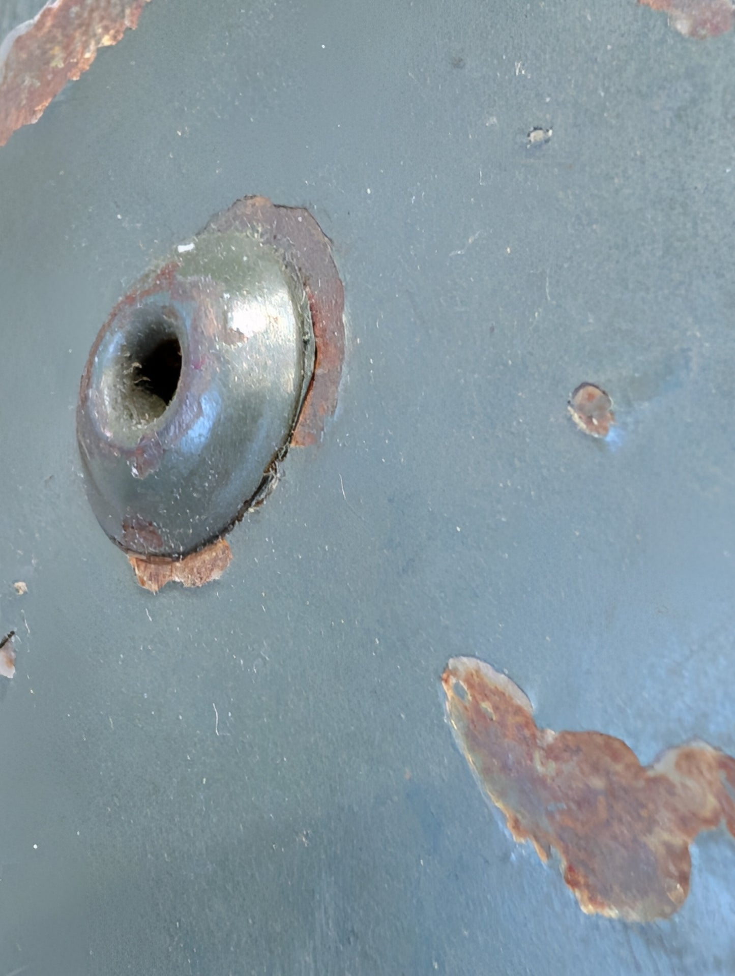 Rare WW2 Italian Army M33 Helmet With Medics Doctors Decal