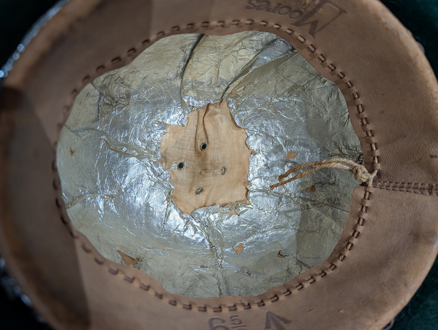WW2 British Army Indian General Headquarters Pith Helmet Dated 1942