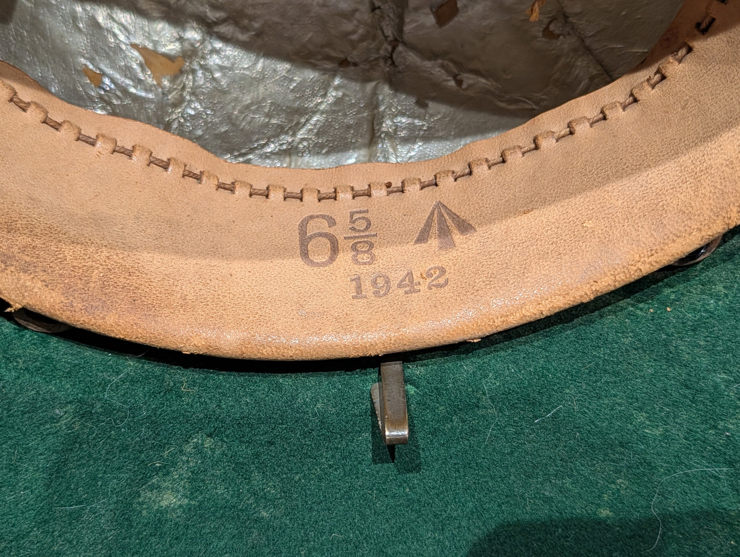 WW2 British Army Indian General Headquarters Pith Helmet Dated 1942