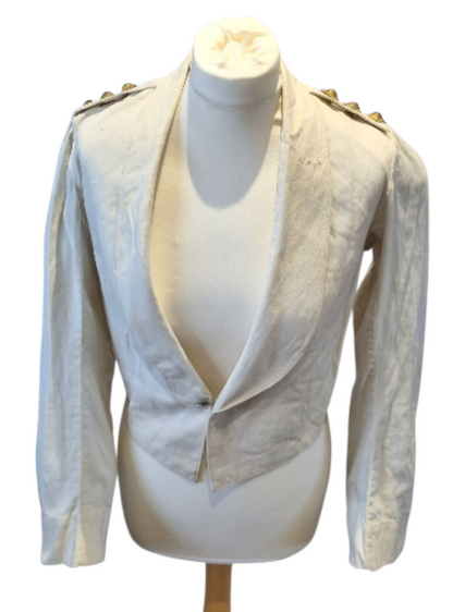Victorian Boer War Era HLI Captain's White Cotton Mess Dress Jacket