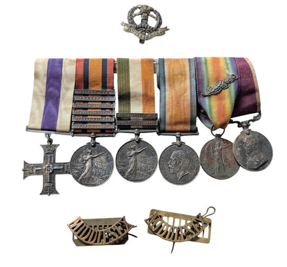 Rare WW1/Boer War NCO Military Cross Medal Group F J TREZONA Middlesex/London