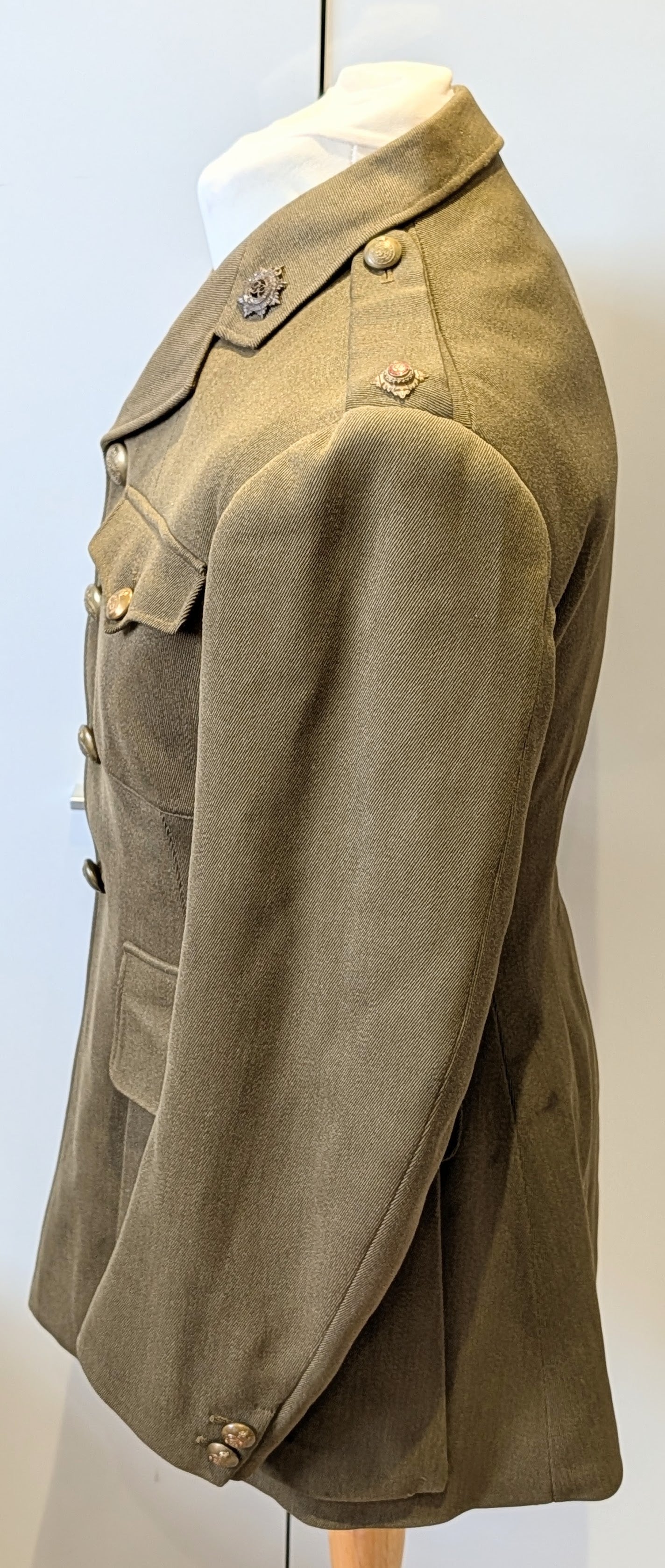 Lovely WW2 1939 Saville Row RASC 2nd Lieutenant's Jacket - S Mitchell