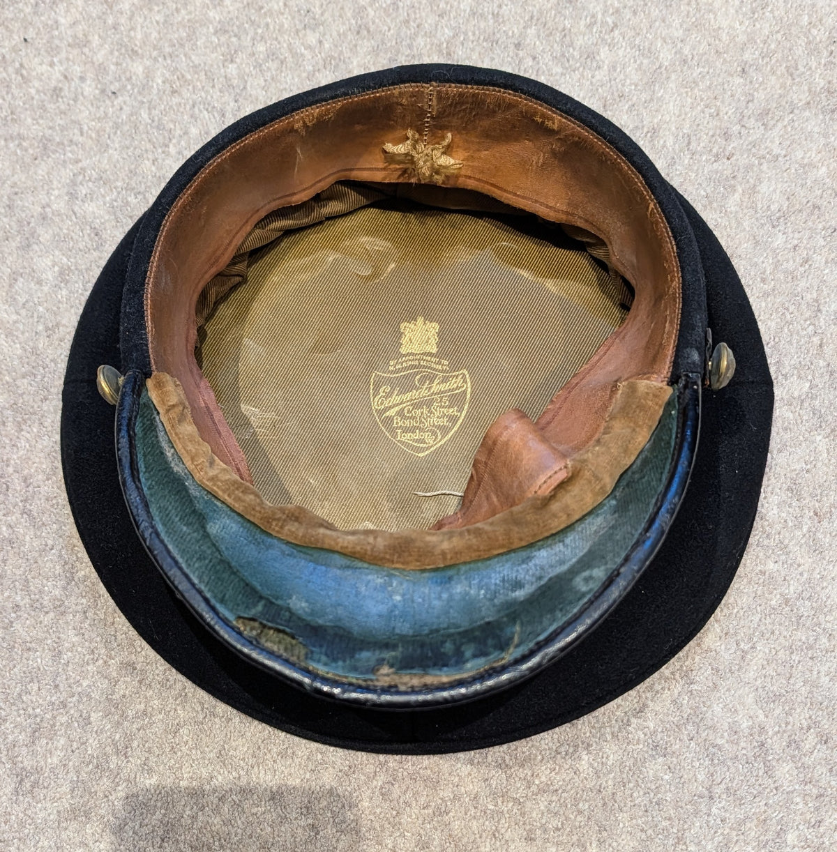WW2 Era British Army Coldstream Guards Senior Officer Dress Visor Cap