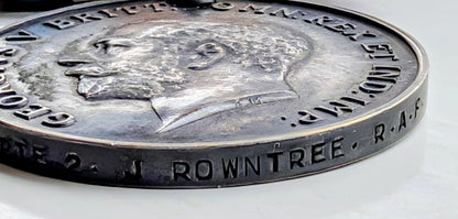 SOLD! WW1 British Medal Duo - Private John Rowntree RFC / RAF - Died In Service