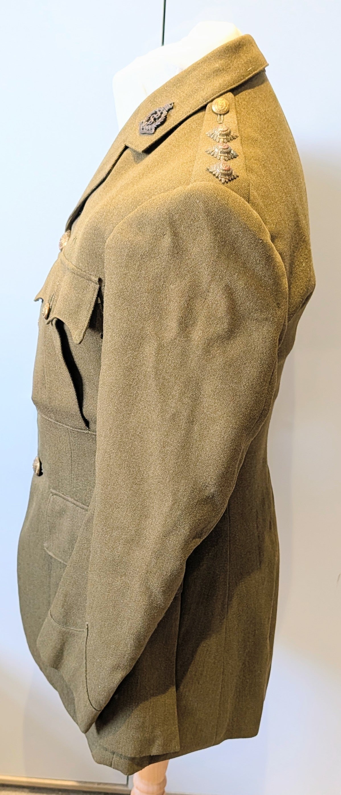 WW1 British Army Captain's Uniform Jacket Royal Army Medical Corps RAMC Named