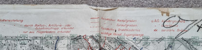 WW1 German Army Trench Map BRZEZANY area Ukraine 8th Feb 1917