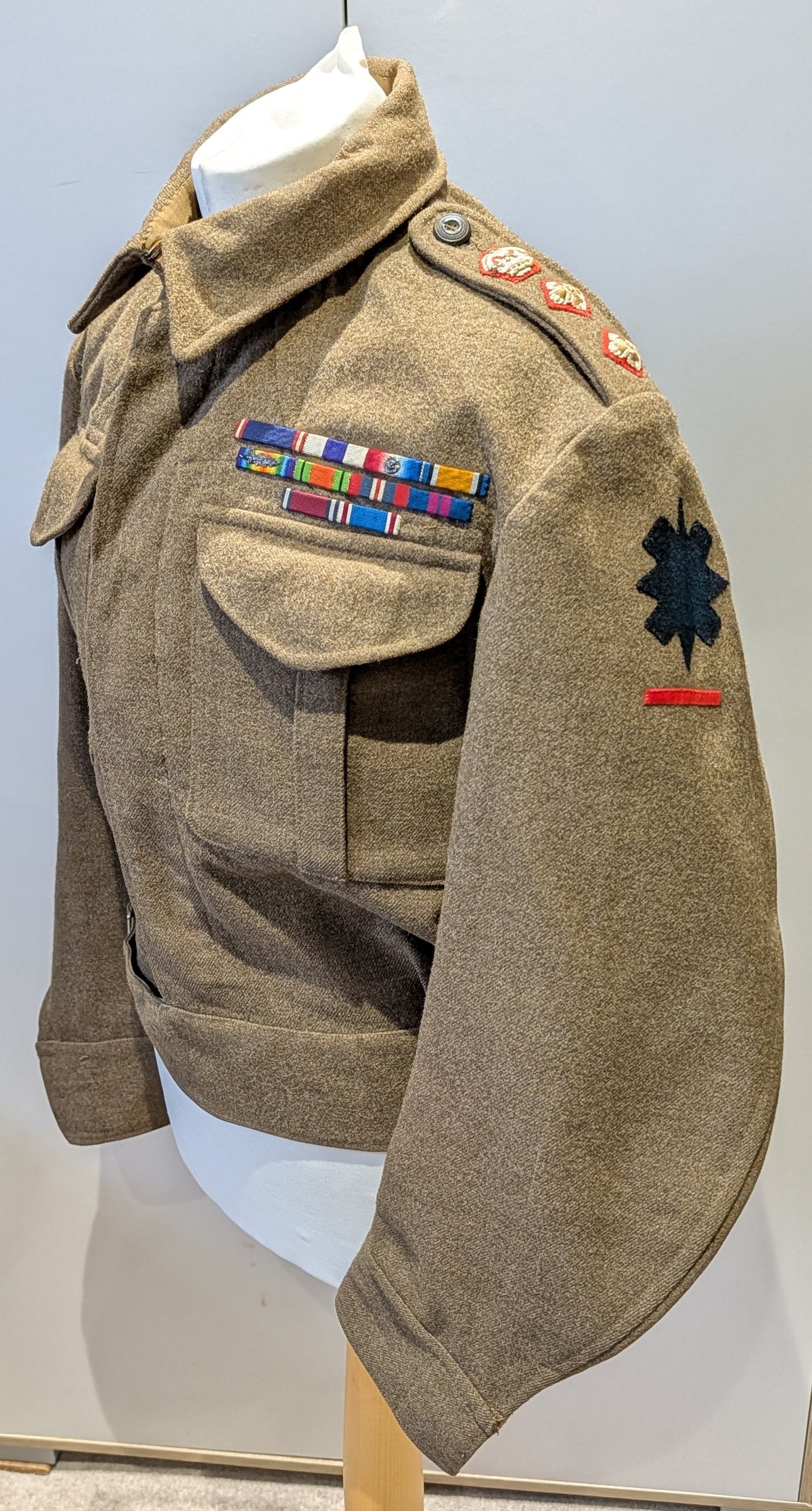 Fantastic & Historically Important WW2 Colonel's Black Watch 1940 Pattern Battledress Jacket attributed to 12th Earl Of Airlie KT GCVO MC