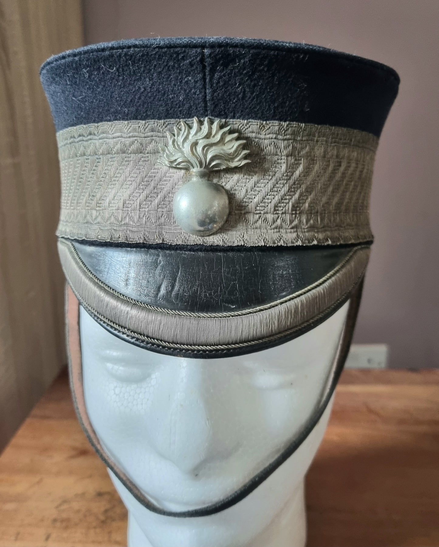 SOLD! Victorian Royal Engineers Volunteers 1880 Pattern Forage Cap & Chinstrap