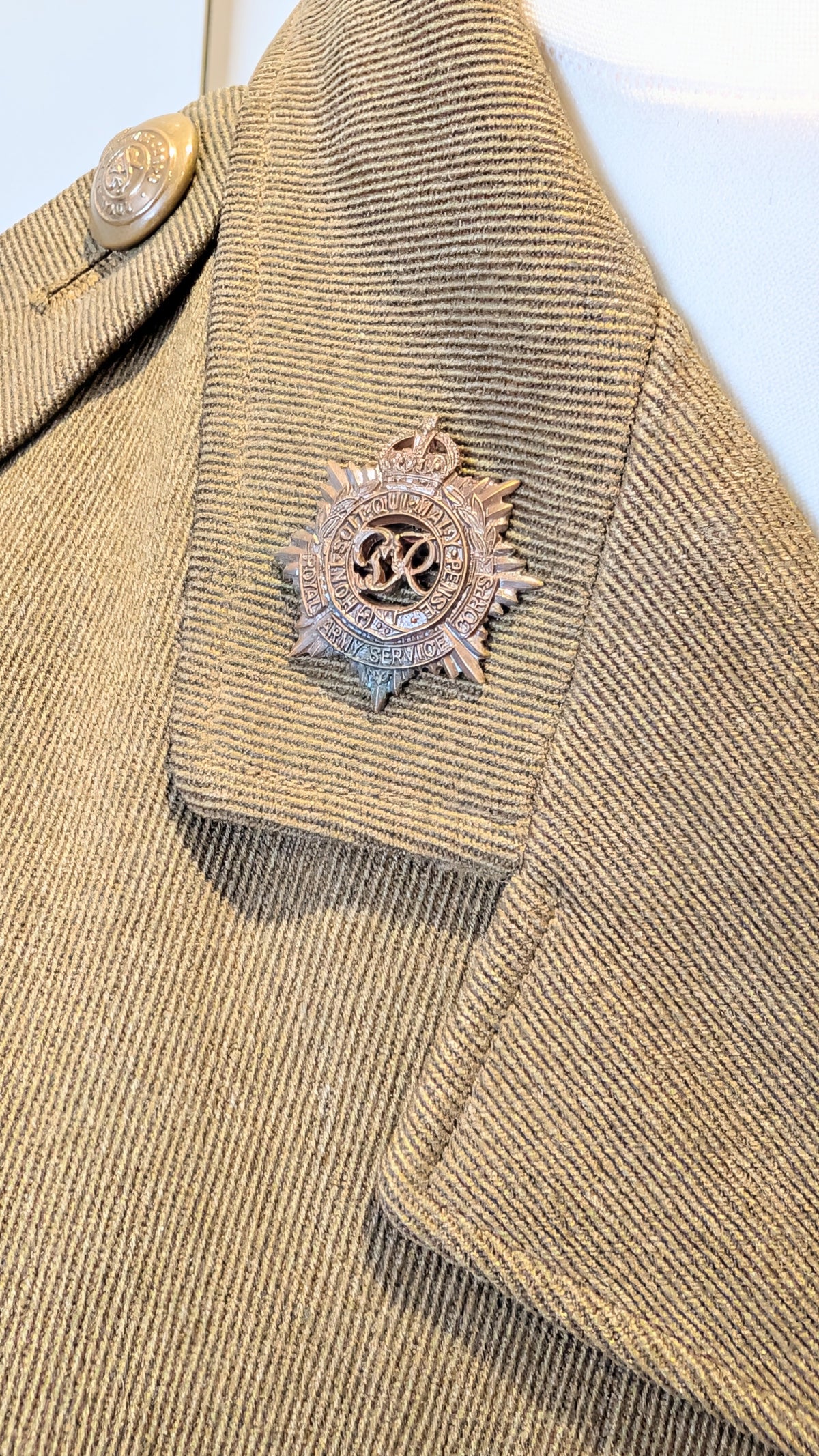 Lovely WW2 1939 Saville Row RASC 2nd Lieutenant's Jacket - S Mitchell
