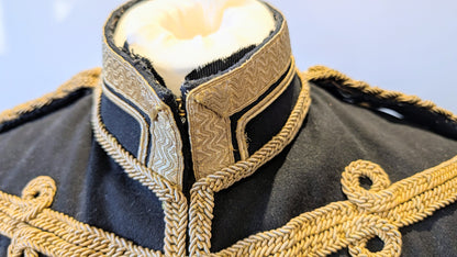 SOLD! Beautiful Original Early 20th Century 18th Hussars Full Dress Frogged Jacket