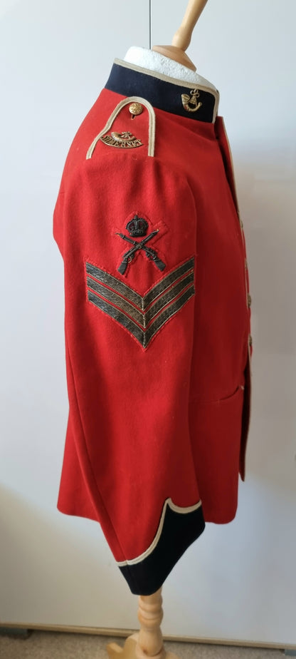 Pre-WW1 (Edwardian) Somerset Light Infantry Sergeant’s Scarlet Tunic & Trousers